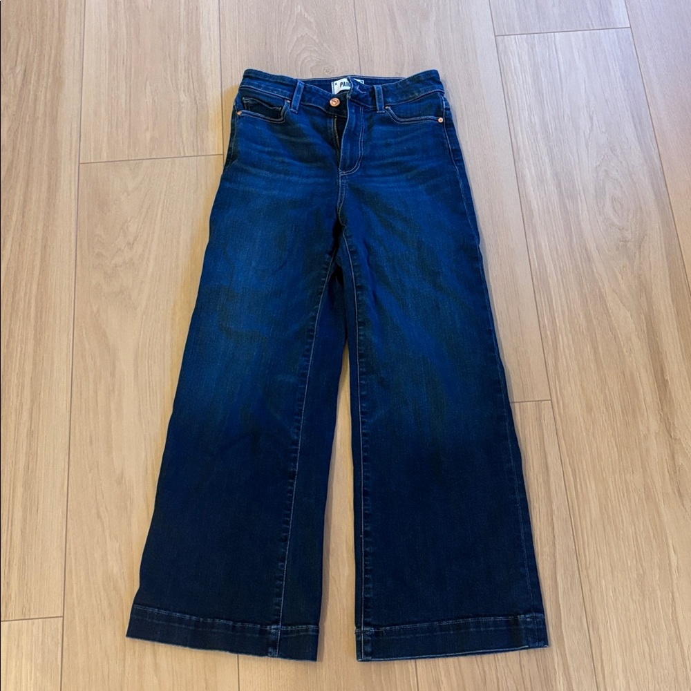 PAIGE Anessa Wide Leg Jeans in Symbolism Size 26